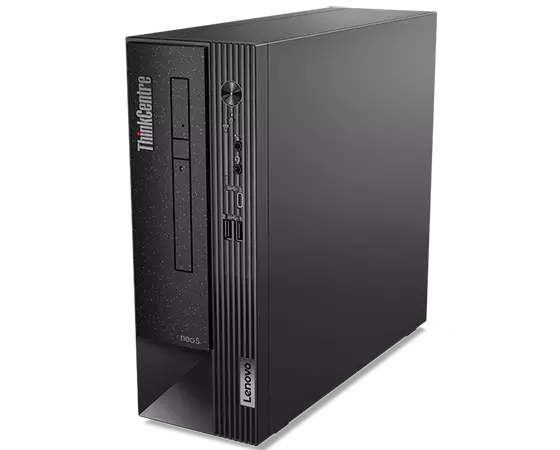 Left-side view of ThinkCentre Neo 50s small form factor PC