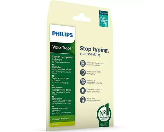 

Philips VoiceTracer Speech Recognition Software - Activation Card