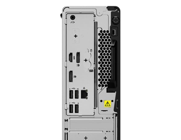 Rear view of M70s Gen 3 tower PC, 