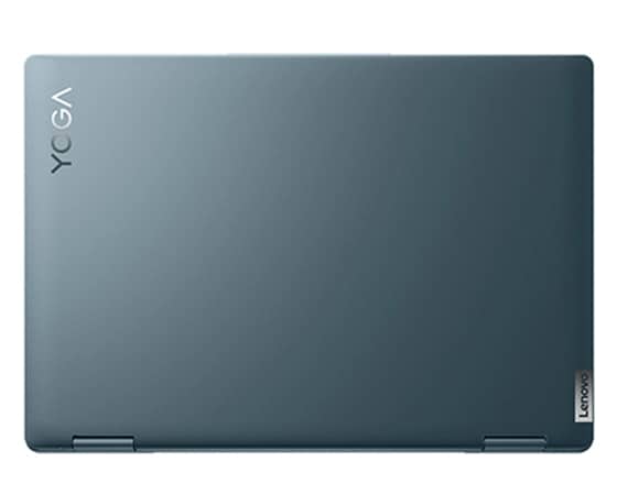Notebook Yoga 7 di settima generazione chiuso, vista del coperchio