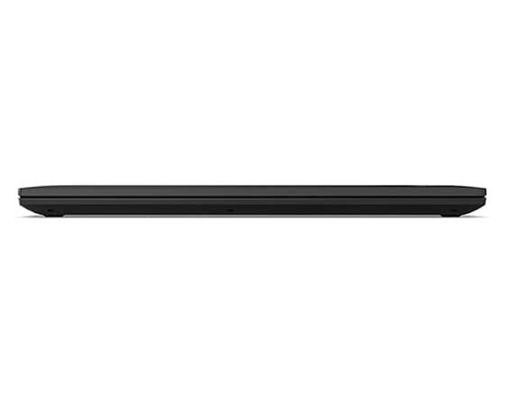 Vooraanzicht van Lenovo ThinkPad L15 Gen 3-laptop, dichtgeklapt.