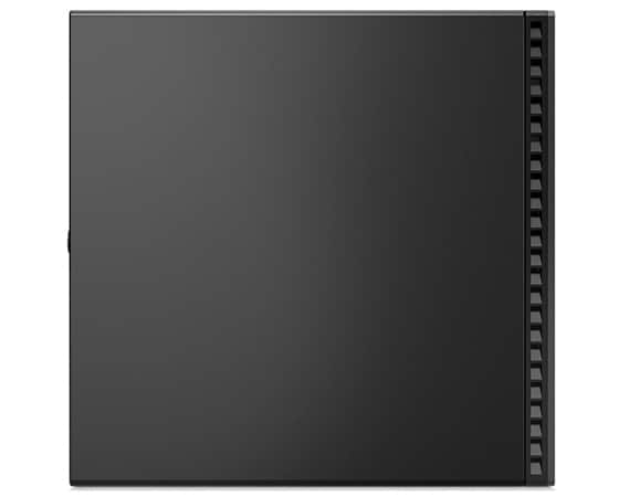 Front-facing view of left-side panel of Lenovo ThinkCentre M70q Gen 3 Tiny (Intel)