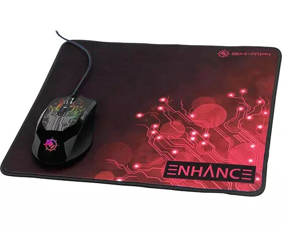 

ENHANCE Large Gaming Mouse Pad (12.6 x 10.6) - Red