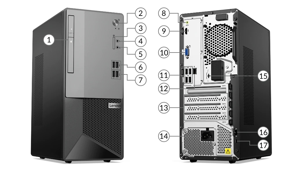 ⭐️M829A⭐️Lenovo V55T RYZEN 5 ⭐️M829A⭐️Lenovo V55T RYZEN 5 Lenovo V55t Tower Desktop-PC