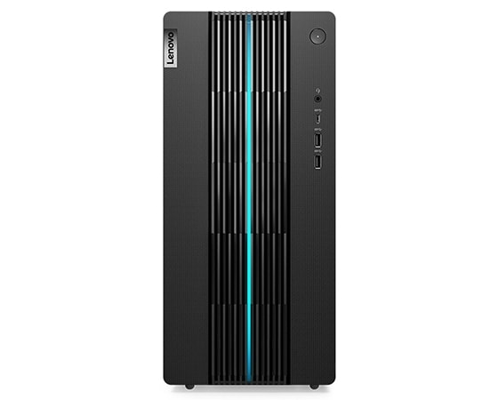 Front-facing Lenovo IdeaCentre Gaming 5i Gen 7 tower PC, positioned vertically.