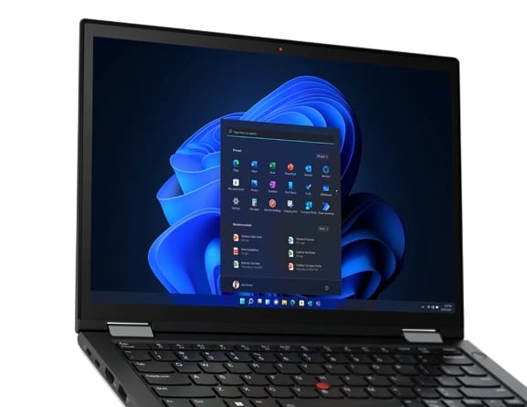 Left side view of ThinkPad X13 Yoga Gen 3 (13" intel}