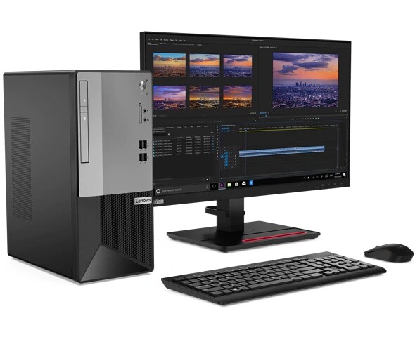 Lenovo スリムタワー型デスクトップPC 本体とキーボード biz】「Lenovo」ブランド初のビジネス向けスリムタワーPC - PC Watch