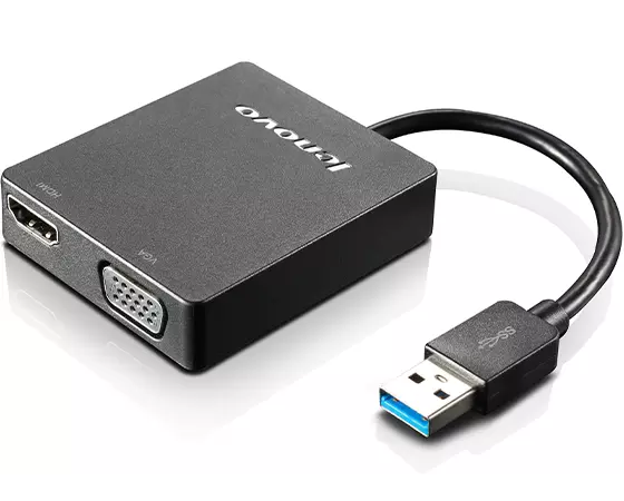 Lenovo ユニバーサル USB3.0-VGA/HDMIアダプター