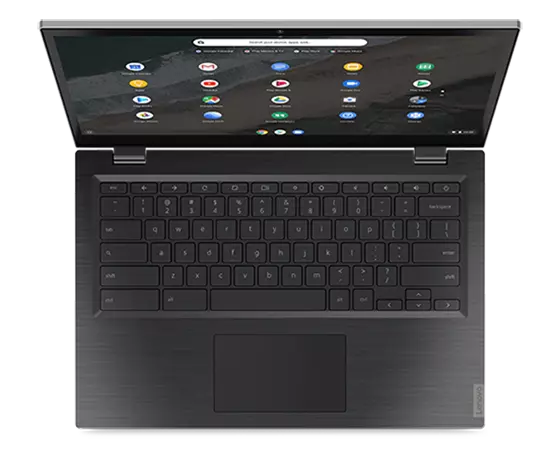 Lenovo Chromebook S345(14, AMD) top view of keyboard