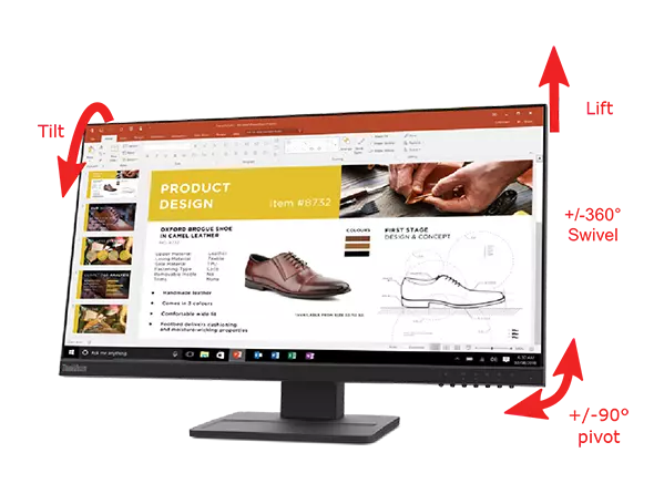 ThinkVision 23.8 inch Monitor with IPS Panel - E24-28 | Lenovo US