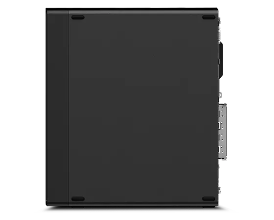 Lenovo ThinkStation P350 SFF workstation—back view, straight-on view