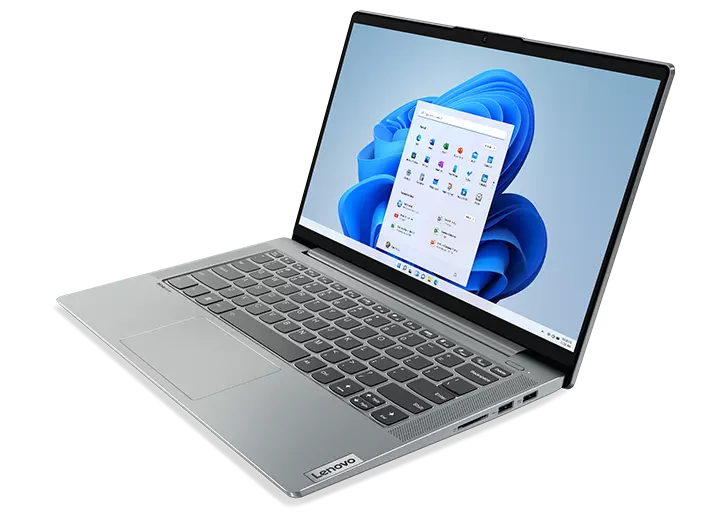 Lenovo IdeaPad 5i 14 - Cloud Grey 12th Generation Intel(r) Core i5-1240P Processor (E-cores up to 3.30 GHz P-cores up to 4.40 GHz)/Windows 11 Home in S Mode 64/512 GB SSD, M.2 2242, PCIe Gen4x4 NVMe, TLC