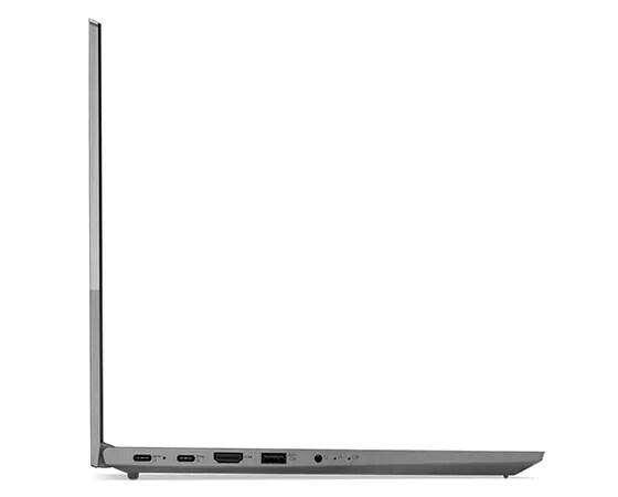 Lenovo ThinkBook 15 Gen 4 (15" AMD) laptop – left profile, lid open