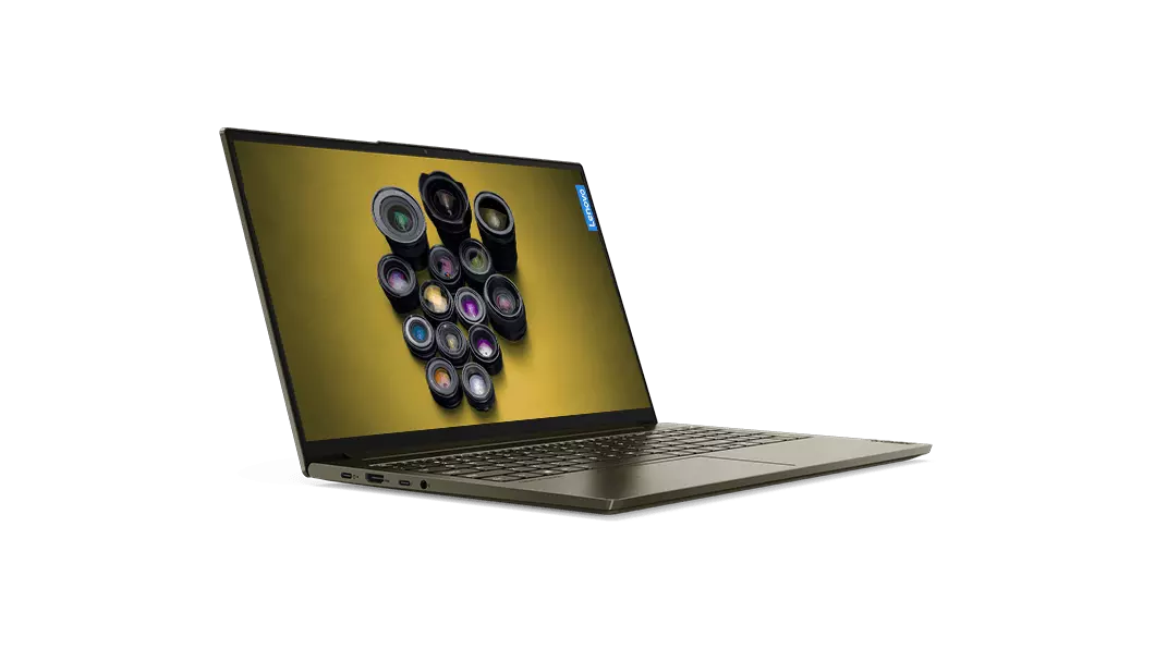 Left angled view of the Yoga Creator 7 laptop