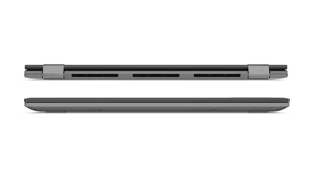Lenovo Yoga 530 stylish 2-in-1 laptop, shown closed from front and rear