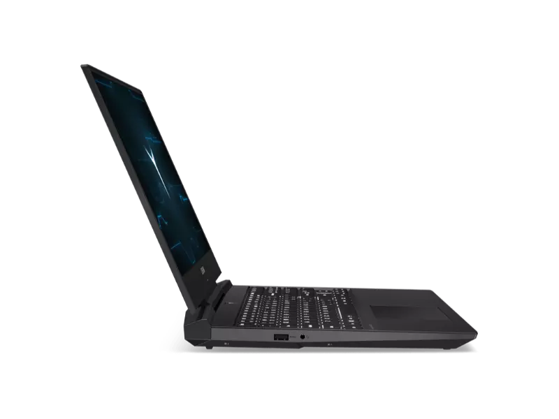 Left side view of the Lenovo Legion Y7000P with ports