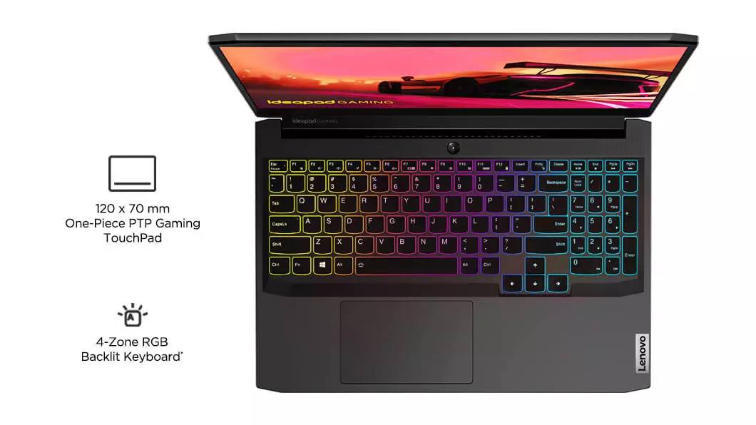IdeaPad　(15)　Lenovo　Gaming　AMD-powered　AMD)　Gen　laptop　(15,　38.1cms　gaming　IN