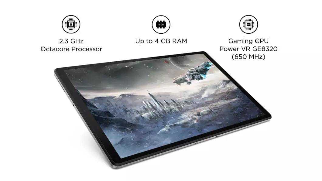Lenovo Tab M10 FHD Plus (2nd Gen) - 2021 - Kids Mode Enablement - 10.3 -  Front 5MP & Rear 8MP Camera - 4GB Memory - 64GB Storage - Android 9 (Pie)  or