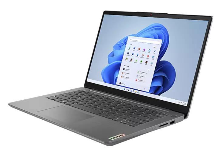 IdeaPad 3i Gen 7 laptop front view, facing left