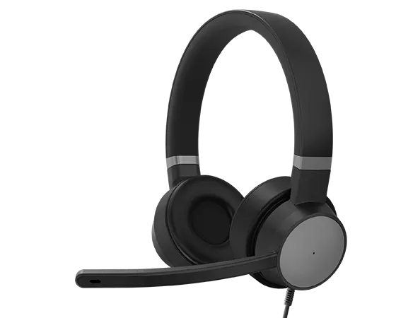 Lenovo Go Wired ANC Headset (Thunder Black) | Lenovo UK