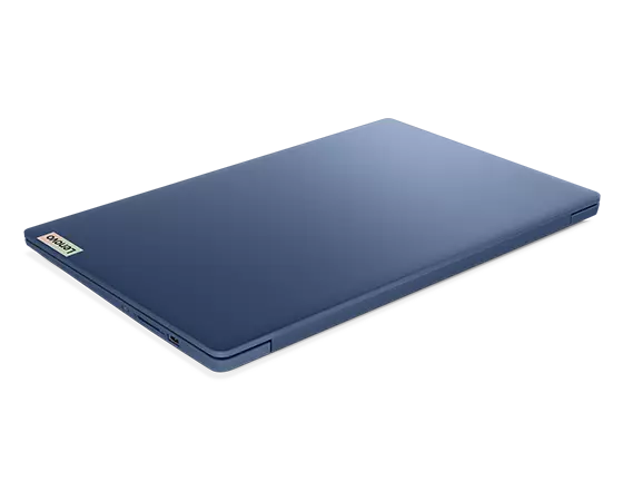 Gehäusedeckel des Lenovo IdeaPad Slim 3i Gen 8 Notebooks in Abyss Blue.