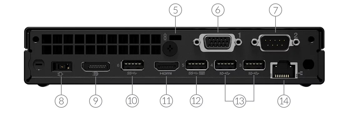 ThinkCentre M80q | Enterprise-level tower PC with optional Intel