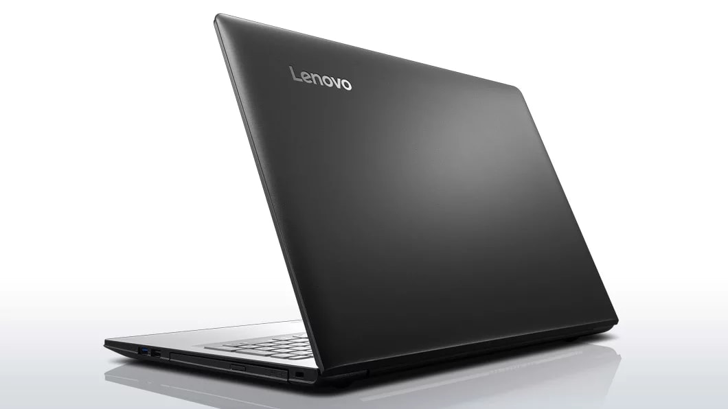 Lenovo Ideapad 510 (15) in Black, Back Right Side View Thumbnail