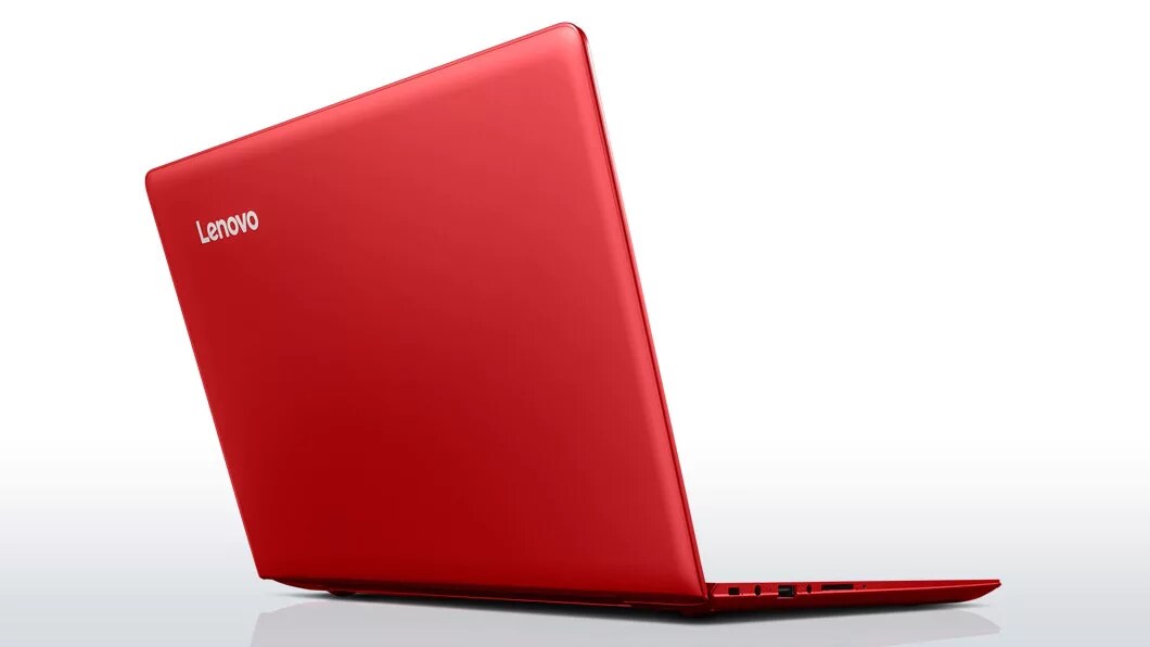 Lenovo Ideapad 510S (14) in Red, Back Left Side View