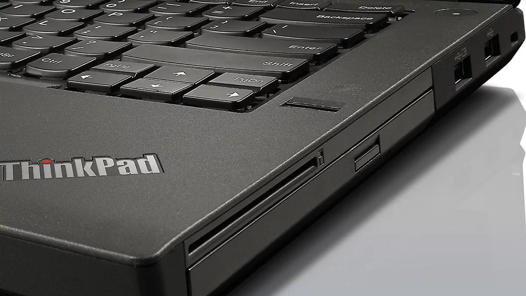 Lenovo ThinkPad T440p Front Right Fingerprint Reader and Logo Detail