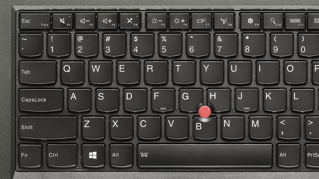 Lenovo ThinkPad T440p Keyboard and TrackPoint Detail