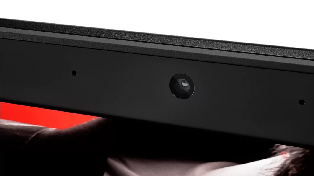 Lenovo ThinkPad T480s - Close up of ThinkShutter, the webcam cover