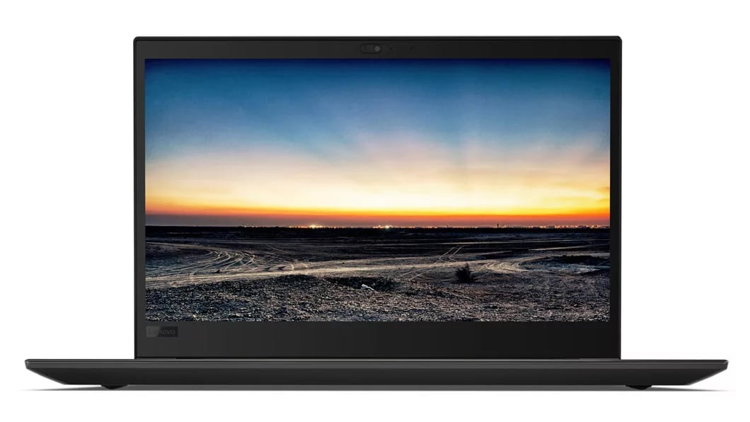 Lenovo ThinkPad T580 - Front-facing view, showing the brilliant 15 display