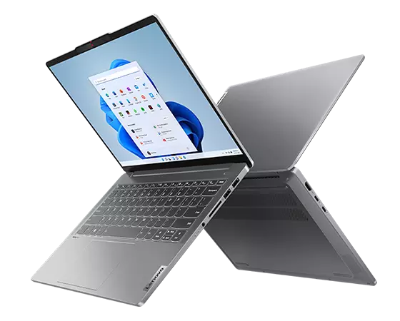 Two IdeaPad Pro 5i Gen 8 laptops facing right and left