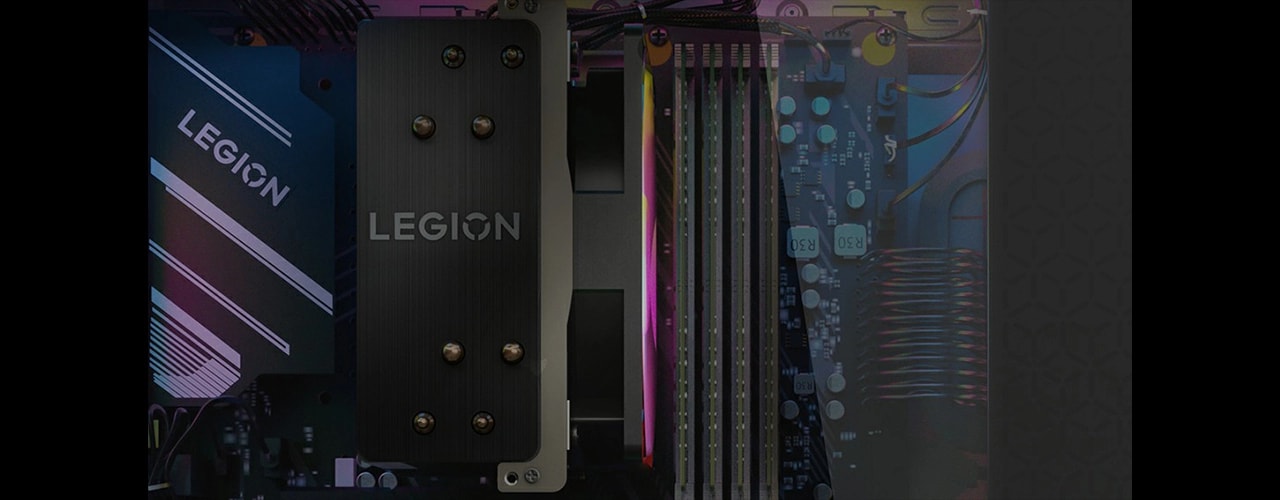 Legion Tower 7i Gen 8 (Intel) exploded view of internals