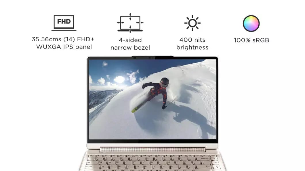 Yoga 9i Gen7 (14, Intel), Stylish & entertaining 2-in-1 laptop
