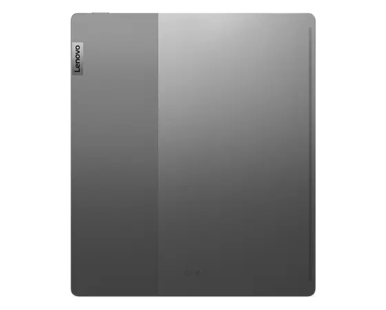 Rear view of Lenovo Smart Paper, showing rear cover & Lenovo logo