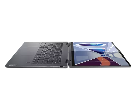 Yoga 7 Gen 8 (14″ AMD) opened to 180-degrees