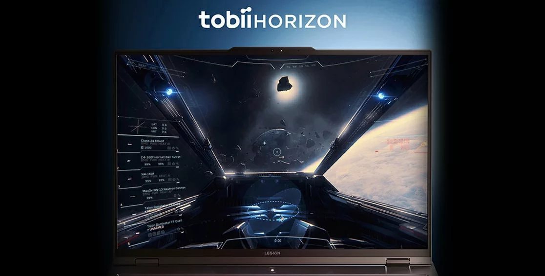 Legion Pro 5 Gen 8 (16″ AMD) with Tobii Horizon user interface