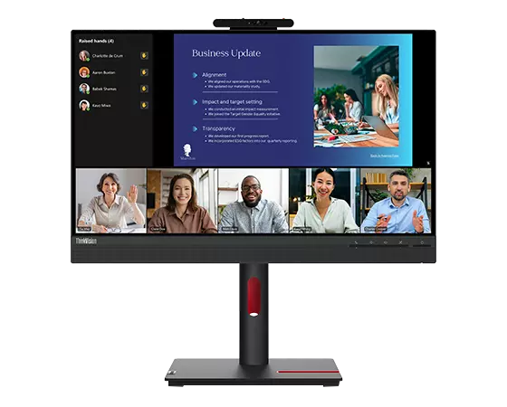 ThinkVision T24v-30 23.8" FHD Video Conferencing Monitor