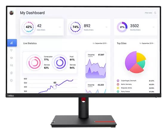 

Lenovo ThinkVision T32p-30 31.5" UHD USB-C Monitor