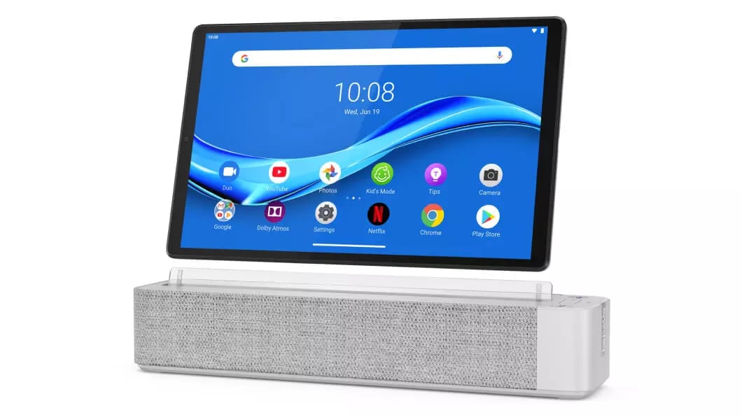 De tweede generatie Smart Tab M10 FHD Plus-tablet met Smart Dock