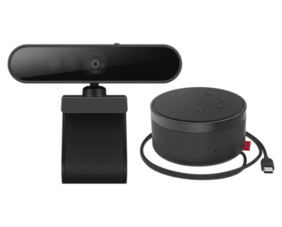 Lenovo Go Wired Speakerphone + Lenovo Performance FHD Webcam