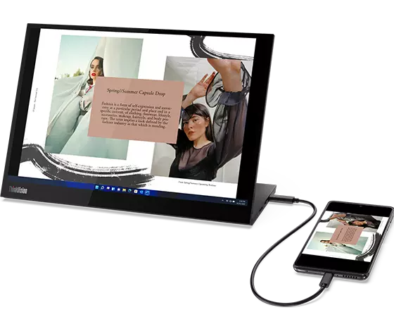 ThinkVision 14 inch IPS WXGA+ 60Hz USB-C Portable Monitor - M14d