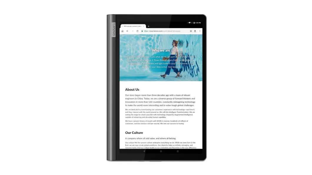 Lenovo Yoga Smart Tab with the Google Assistant Video Display