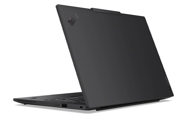 Lenovo ThinkPad X13 Gen 6 筆記型電腦，具有 Eclipse Black 色塗層，外觀與手感同樣出色。
