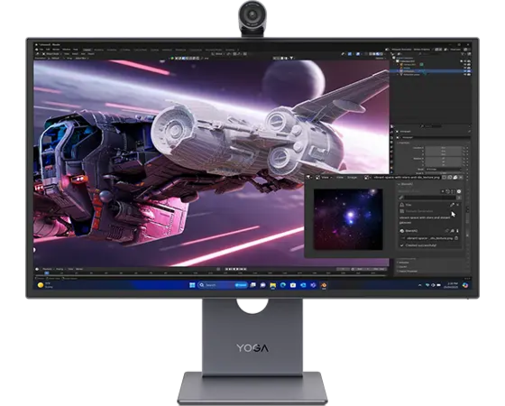 Monitor Yoga Pro 27UD-10 de 26,5" QD-OLED Penta Tandem UHD con webcam